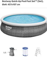 Bestway Pool Rattanoptik 457x107 Fast Set Intex Pool Nordrhein-Westfalen - Salzkotten Vorschau