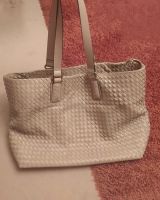 L. Credi Tasche Handtasche beige geflochten DIN A4 flechttasche Bayern - Augsburg Vorschau