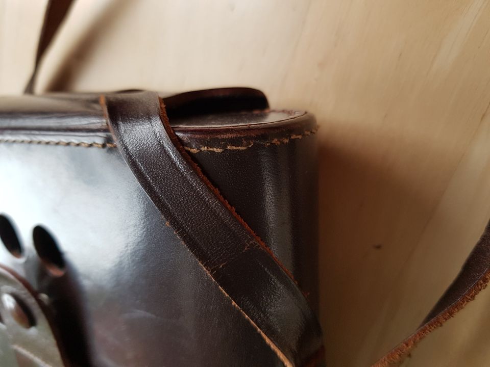 Fototasche Case Voigtländer Tasche Leder antik, alt in Urmitz
