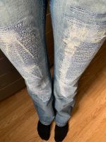 Blaue Jeans, Vintage, Schlaghose, Inch Größe 28/29 Schleswig-Holstein - Bargteheide Vorschau