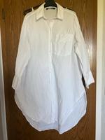 Bluse, weiß, Oversized, lang, Zara, Größe 38 Rheinland-Pfalz - Vettelschoß Vorschau