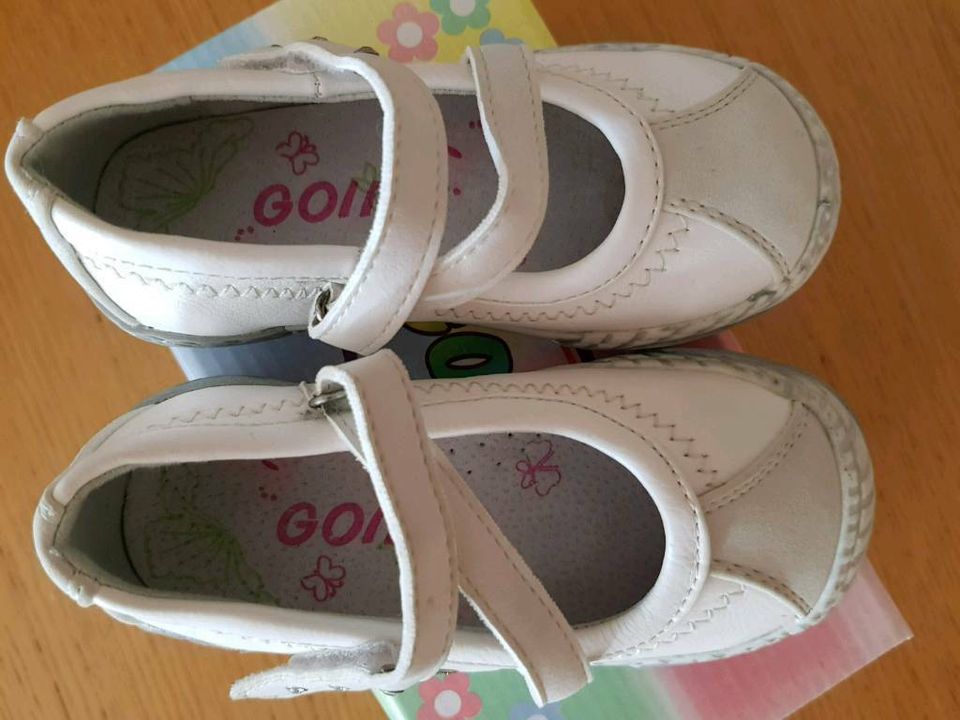 Neu Leder BALLERINA Gr. 25  weiss NEU in Hoyerswerda