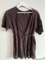 Kurzärmlige Boho-Strickjacke, braun, s.Oliver Kr. München - Putzbrunn Vorschau