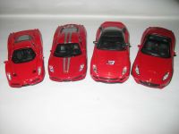 4x Burago Ferrari Rot 1:43             Neuwertig Ohne Verpackung Sachsen - Riesa Vorschau