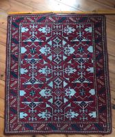 Teppich rot weiß 103 cm x 90 cm Carpet Pankow - Prenzlauer Berg Vorschau