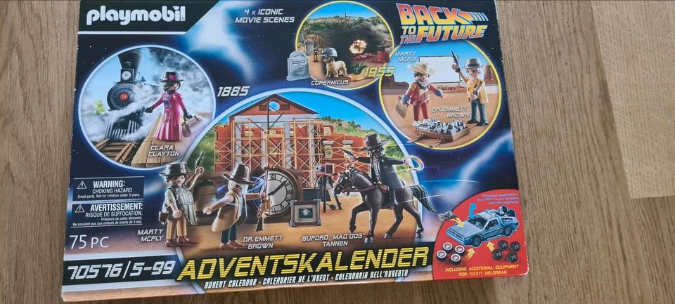 Playmobil 70576 Adventskalender Back to the Future Part 3