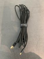Paxo 5m Nylon USB Kabel schwarz Ladekabel mit Goldstecker Baden-Württemberg - Ötigheim Vorschau