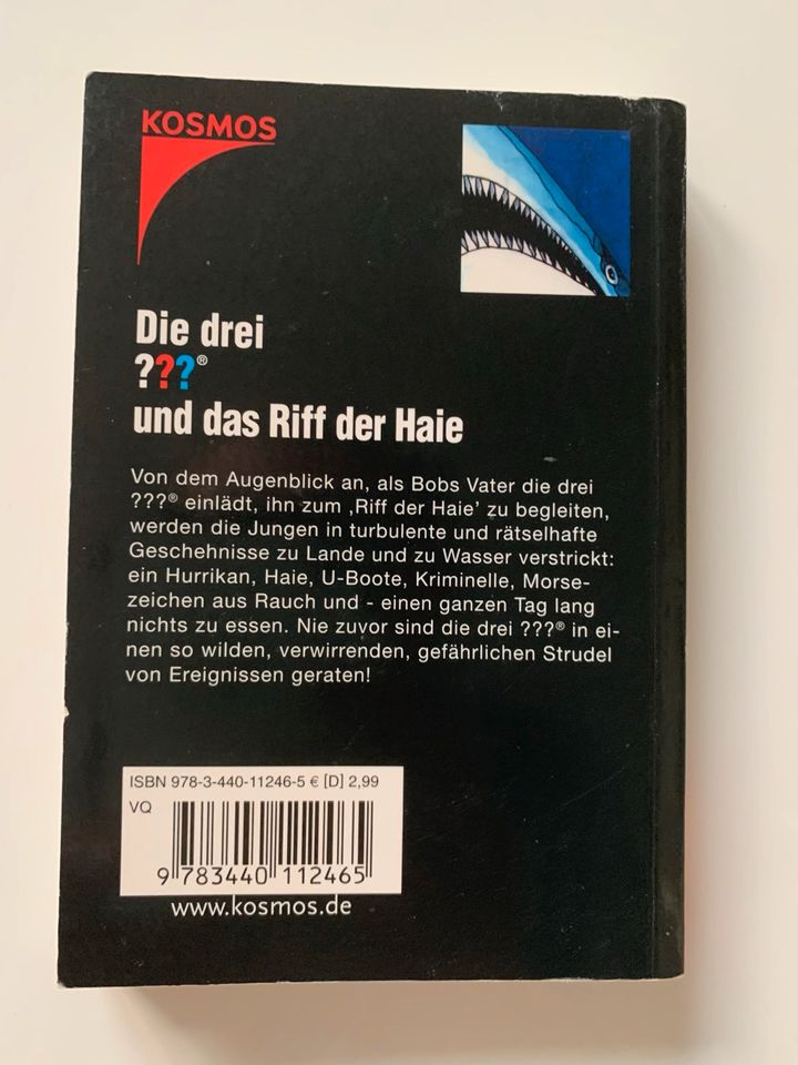 Buch „Die Drei Fragezeichen ??? und das Riff der Haie“ in Kiel