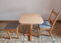 Küchentisch mit Stuhl und Hocker aus Holz Bayern - Münchberg Vorschau