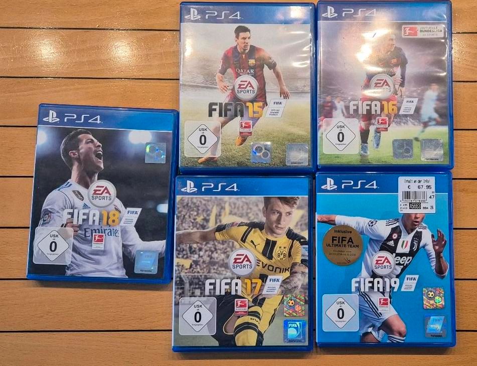 PS4 Fifa Spiele 2016-2019 in Bodenheim