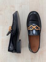 Zara Loafer Leder 37 schwarz Nürnberg (Mittelfr) - Mitte Vorschau