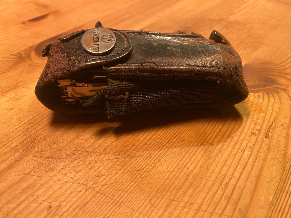 Original Leatherman holster Ledertasche Charge Plus ttI rar in Durbach