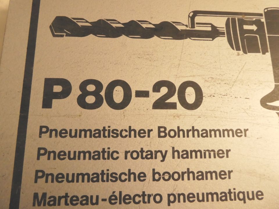 Black & Decker pneumatischer Bohrhammer P 80-20, Antiquität in Essenbach