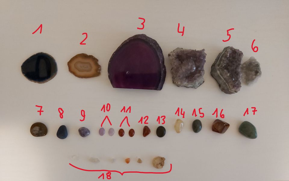 Mineralien Quarze Edelsteine Heilsteine Deko Achat....-ab 0,50€ in Hamburg