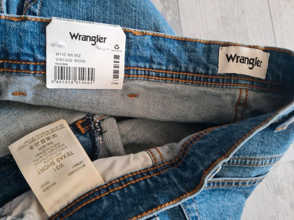 Wrangler kurze jeans in Gladbeck