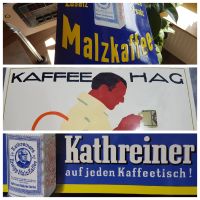 Suche Kaffee Hag Kathreiners Meyer`s Kaisers Klipp`s Emailschild Hessen - Espenau Vorschau