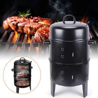 Grilltonne Räuchergrill 3in1 BBQ Holzkohlegrill Räucherofen Grill Hessen - Bebra Vorschau