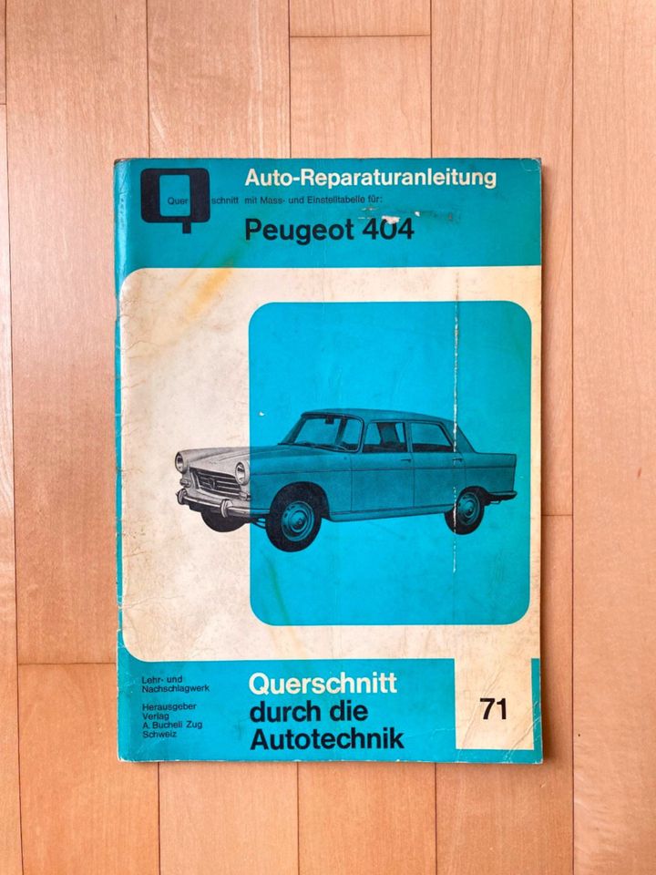 Peugeot 404, Reparaturanleitung in Hamburg