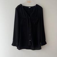 H&M Bluse Oberteil Langarmbluse schwarz Basic 36 Niedersachsen - Oldenburg Vorschau