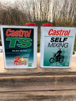 2x Castrol Zweitakt Öldose Messbecher Vespa Scooter 2-T Deko Nordrhein-Westfalen - Korschenbroich Vorschau