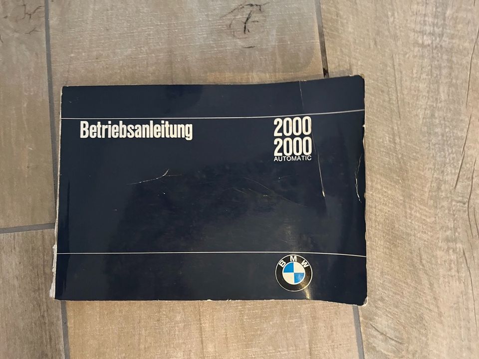 BMW 2000 Betriebsanleitung in Aspach