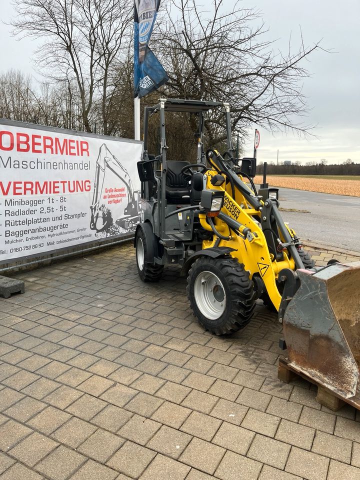 Vermietung Miete Wacker WL 25 Radlader Minibagger in Langenbach