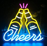 LED Neon Schild Bier Cheers Bar Lampe Leuchtreklame Wandleuchte Hessen - Bebra Vorschau