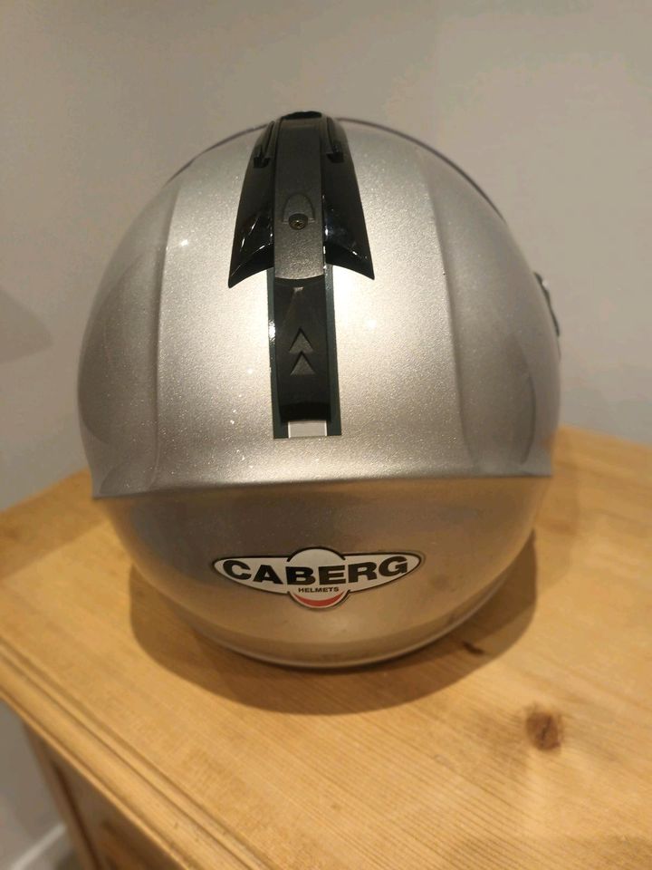 Motorradhelm CABERG RHYNO , silber in Flörsheim am Main