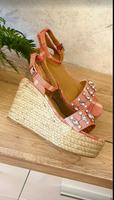 ✅NEU Keil Sandaletten High Heel Plateau Espadrilles Gr.38 Nordrhein-Westfalen - Frechen Vorschau