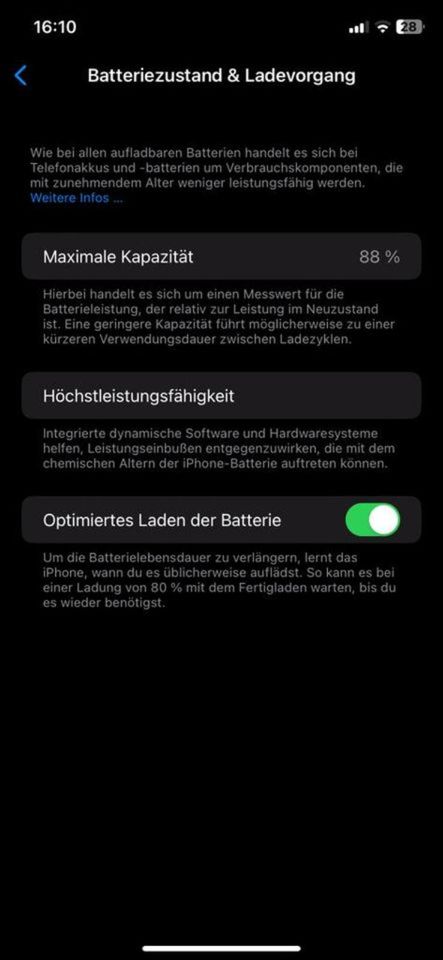 iPhone 11 - 64 GB - neuwertig - Batteriekapazität 88 % in Dortmund