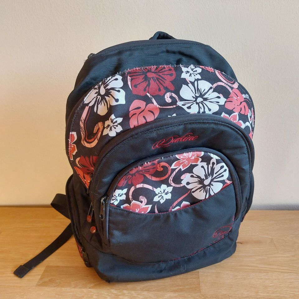 Dakine ☆Campus 25 ☆ Rucksack ☆ 47 cm schwarz mit Blumenmotiv in Goch