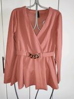 Bluse mit V-Ausschnitt und Gürtel Sachsen-Anhalt - Burg Vorschau