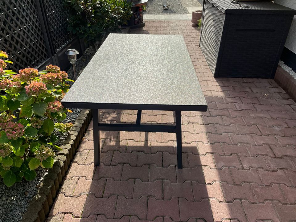 Gartentisch mit Spraystone Glasplatte Neu !!!!!! in Schöneck