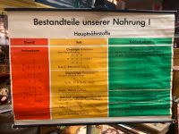 Bestandteile unserer Nahrung Teil 1 Schulwandkarte Nordrhein-Westfalen - Telgte Vorschau