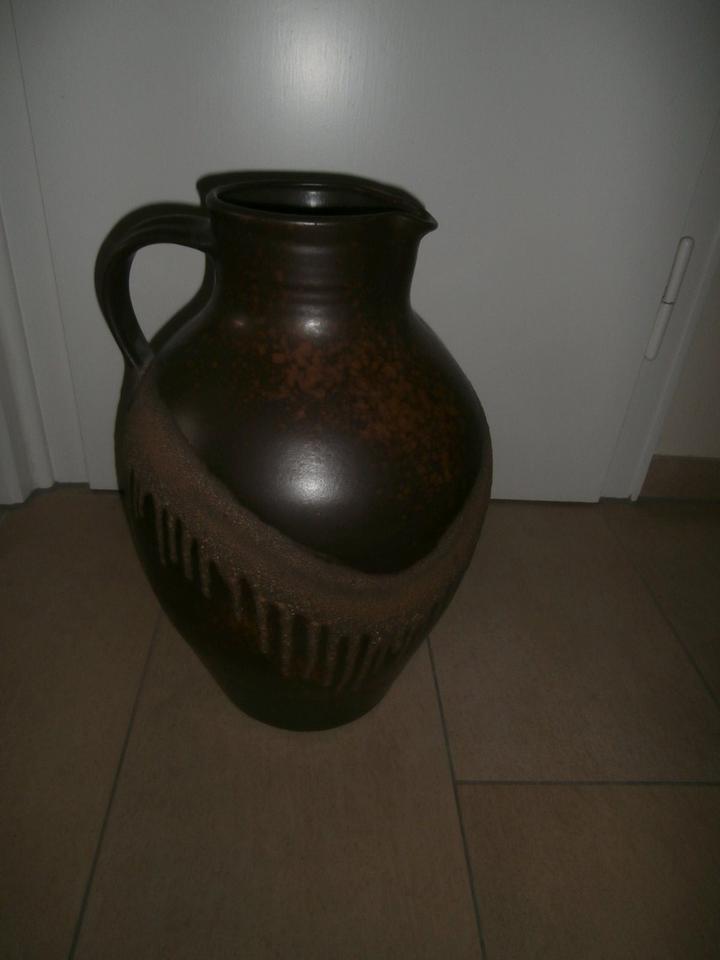 Krug, Vase, Keramik,Steingut,Brauntöne,47 cm h, Ca.7 Kg, Antik in Neuenkirchen