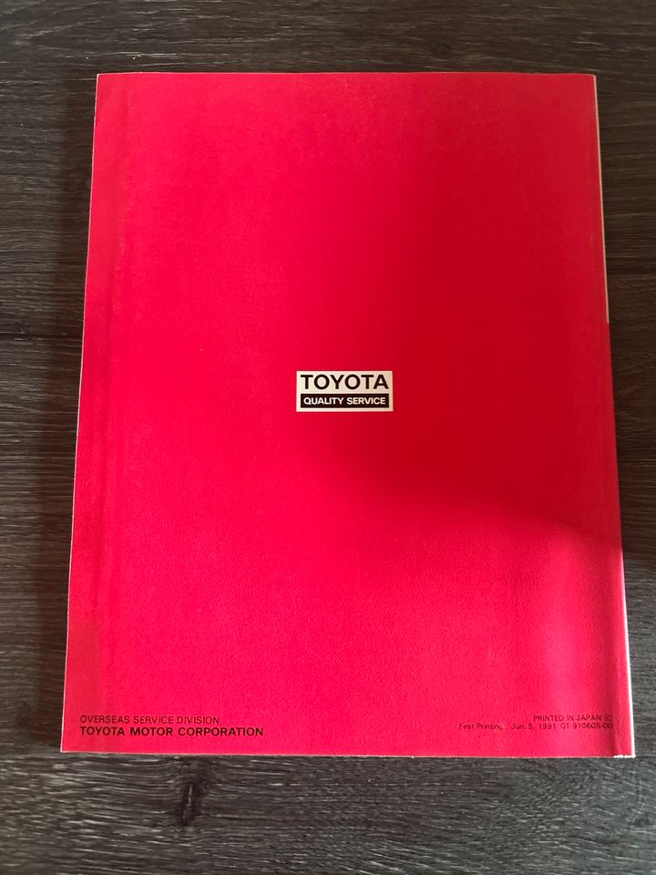Toyota Supra Mk3 Zusatz Werkstatthandbuch für Fahrgestell in Üxheim