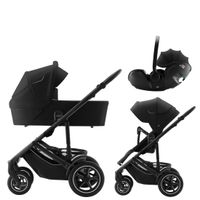 Britax Römer SMILE 5Z - 3in1 Kinderwagen-Set - Space Black - inkl. Babywanne + Sportsitz + BABY-SAFE PRO + XXL-Zubehörpaket - NEU Hessen - Fulda Vorschau