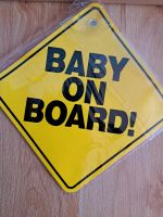 NEU! Schild Auto "BABY ON BOARD" / Baby an Bord Rheinland-Pfalz - Meckel Vorschau