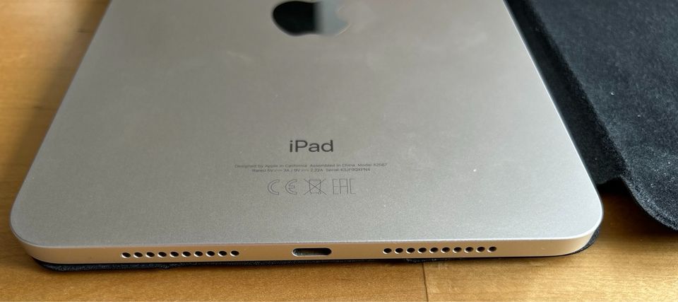 iPad Mini 6 Gold 64g WLAN mit 2nd Gen. Appel Pencil komplett ori in Frankfurt am Main