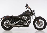 Sale: Falcon Double Groove Auspuff - silber - HD Street Bob Kreis Ostholstein - Süsel Vorschau