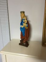 Maria mit Kind Mariafigur Madonna Holz 42 cm Hessen - Lautertal Vorschau