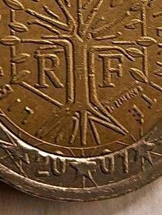 2€ münze  RF 2001 in Cloppenburg