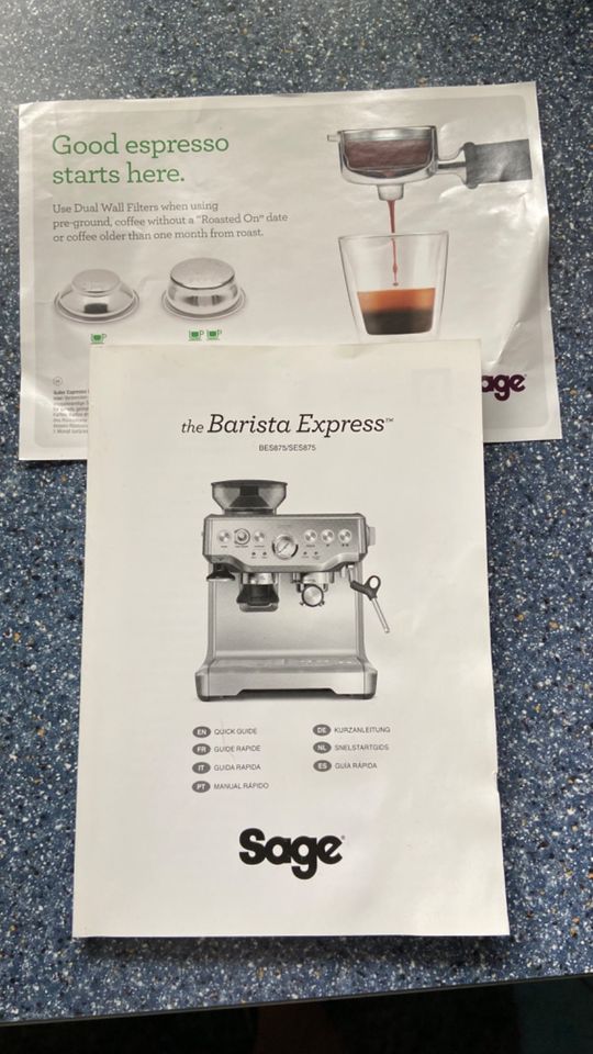 Sage Barista Express Siebträger-Kaffeemaschine in Hollern-Twielenfleth