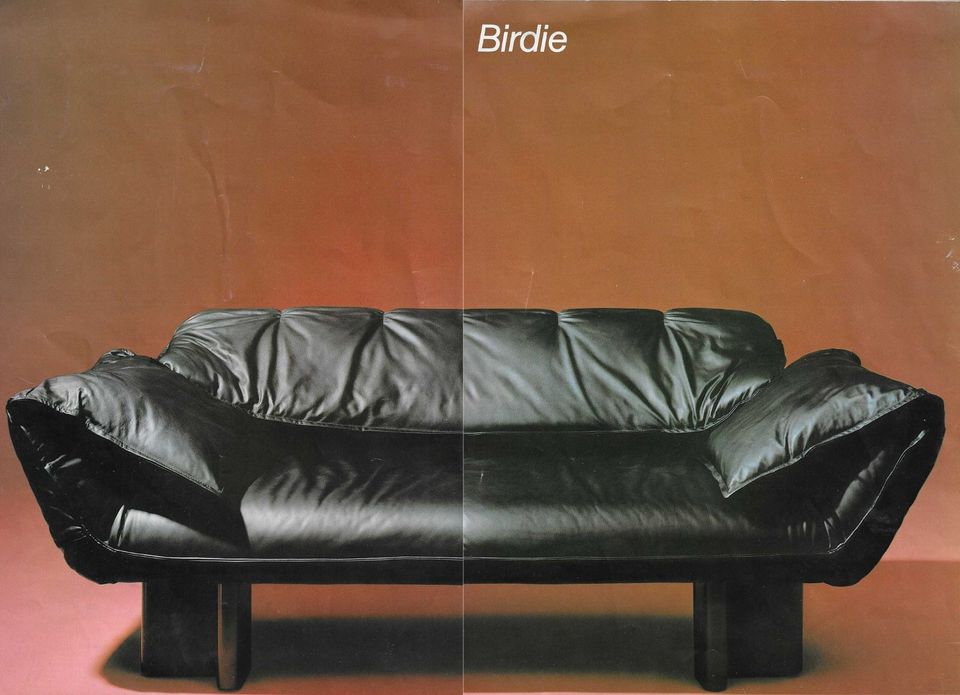 Designer Ledersofa IPsit Birdie. Design Henry J. Beer. in Göttingen