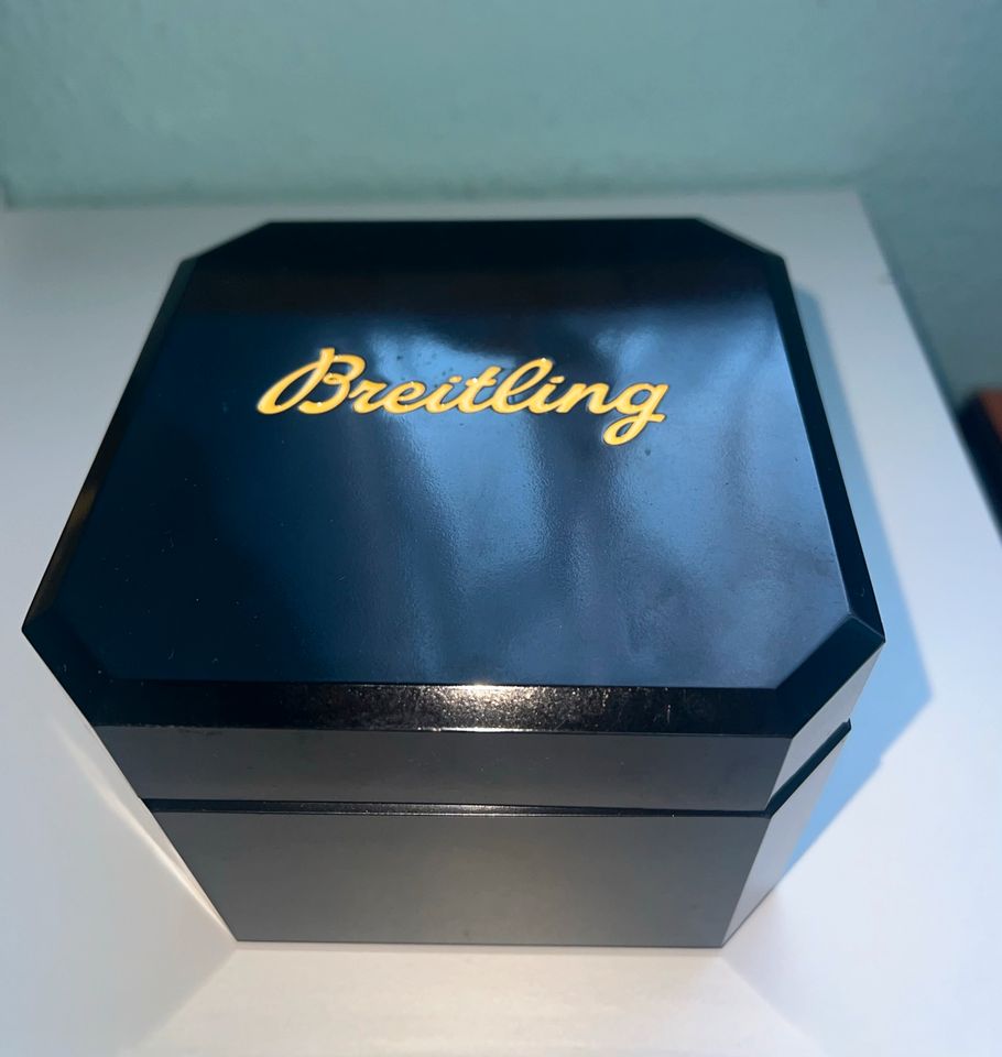 Breitling Callistino Damenuhr Stahl/Gold  Blau in Walluf