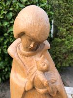 Marienfigur aus Massivholz, gedrechselt Nordrhein-Westfalen - Krefeld Vorschau