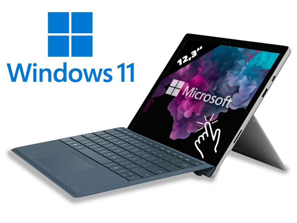 ⭐ Microsoft Surface Pro 5 Touch ⭐ 12,3" Convertible Laptop WQHD | i5 7300U | 256GB SSD | Win 11 | 8GB RAM | WLAN | Bluetooth | (Notebook, Office, Windows, mit, gebrauchter, 12 Zoll, Tablet 14 16GB) in Langenfeld