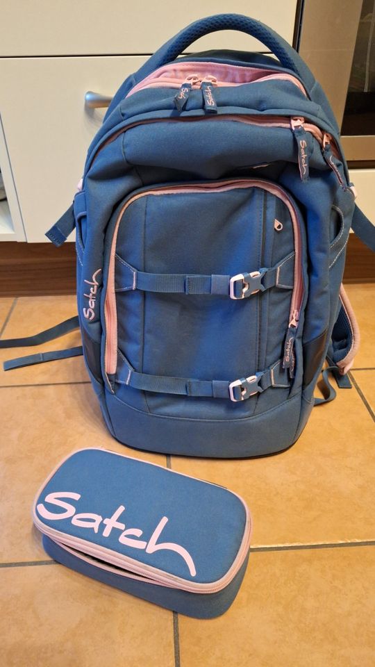 Satch Ranzen Rucksack blau hellblau rosa mit Federtasche Federmäp in Kreis  Pinneberg - Klein Offenseth-Sparrieshoop | eBay Kleinanzeigen ist jetzt  Kleinanzeigen