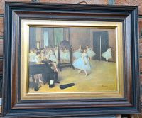 Ölgemälde Edgar Degas "L'ecole de dance" der Tanzsaal, Replik Rep Nordrhein-Westfalen - Hennef (Sieg) Vorschau