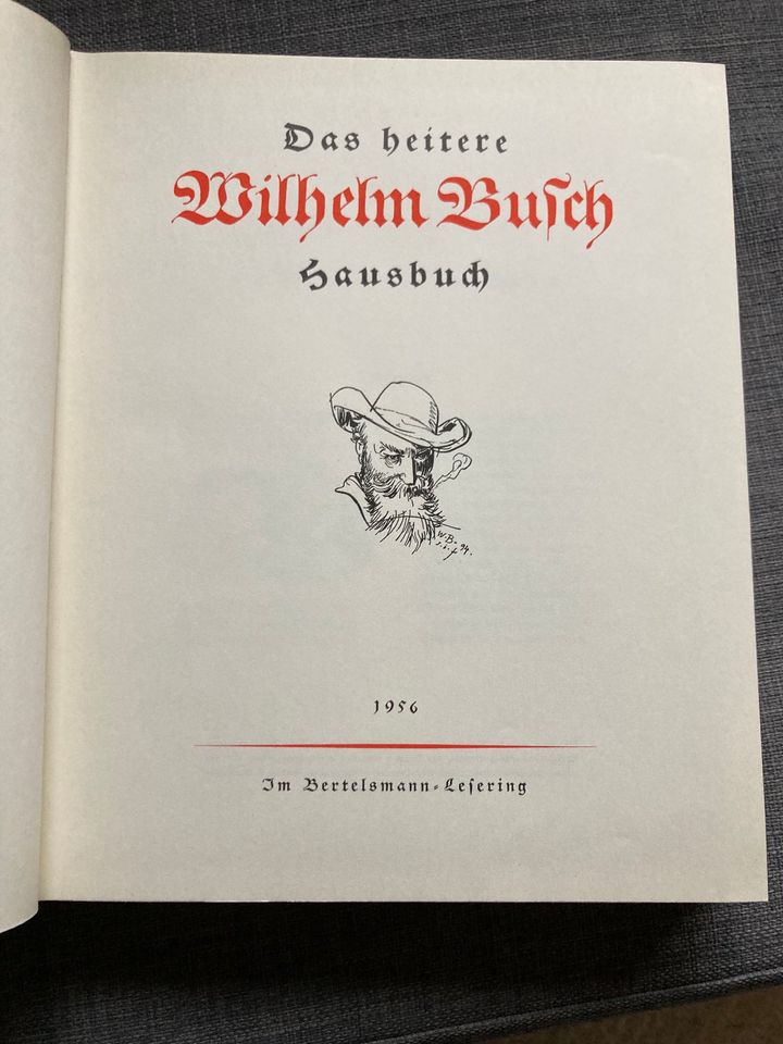 Wilhelm Busch Das heitere Hausbuch Von 1956 ! in Kaiserslautern